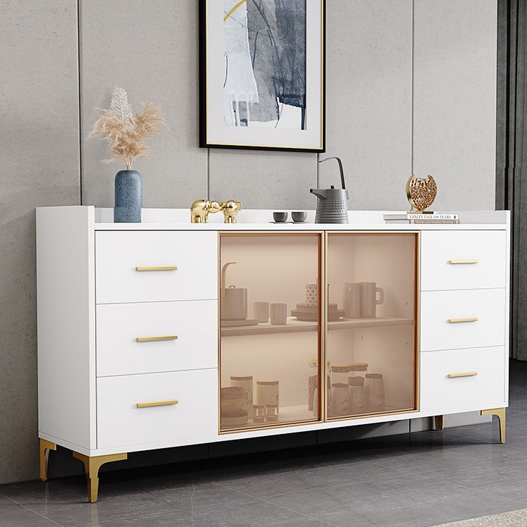 Hedendaagse sideboard houten laden kasten inclusief keukenkasten