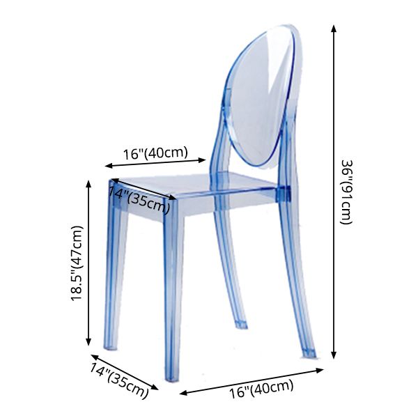 Plastic Chairs Modern Kitchen Side Chair of 13'' Wide Open Back Dining Side Chair Clearhalo ' kitchen&dining_furn' 'Dining Chairs' 'Dining Tables & Seating' 'dining_chair' 'furn' 'furn_dining_chair' 'Furniture' 'furniture_dining_chair' 'Kitchen & Dining Furniture' 'kitchen' 1200x1200_ccea7a31-6418-4130-90dc-71e60698a394