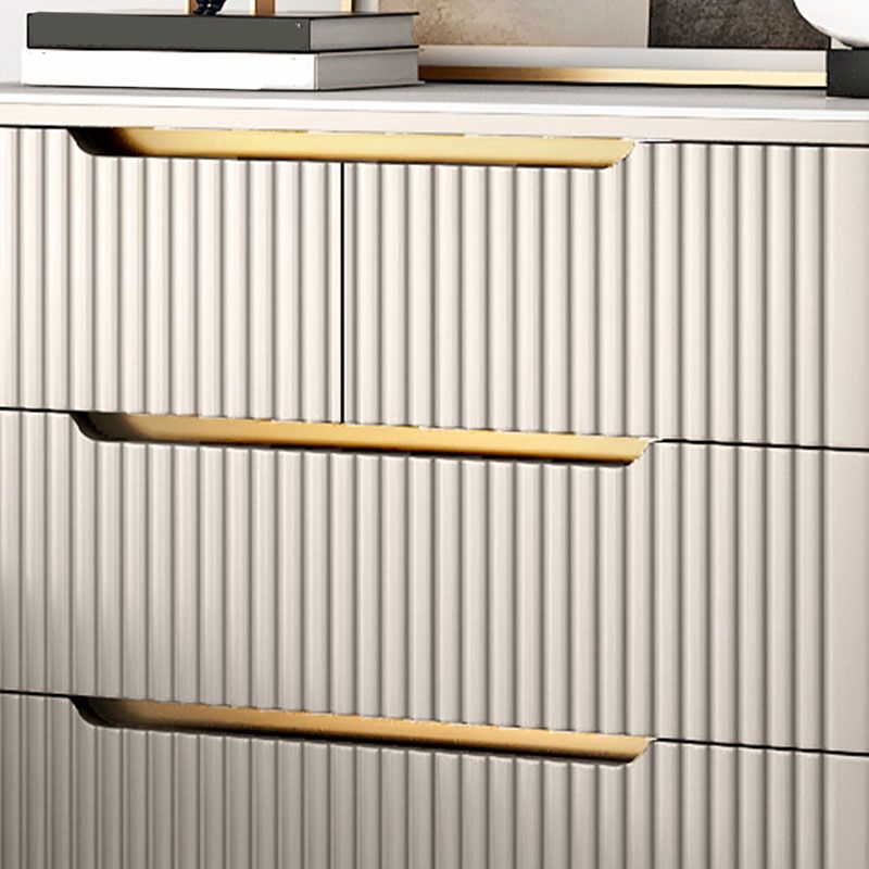 Glam verticale stenen opbergkist slaapkamer witte ladekast met lades