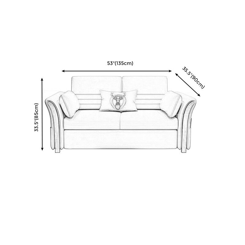 Cotton Blend and Faux Leather Convertible Sectionals Sofas with Storage in Yellow Clearhalo 'furn' 'furn_sectionals' 'Furniture' 'furniture_sectionals' 'kitchen' 'kitchen_sectionals' 'Living Room Furniture' 'Sectionals' 1200x1200_cced0488-f7de-41e2-a2b7-14d1bf40792f