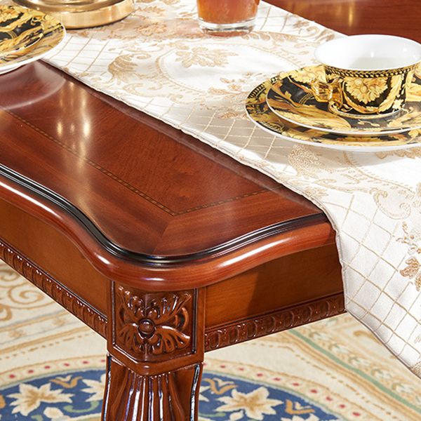 Solid Wood Victorian Rectangular Table Indoor Table with 4 Legs Clearhalo ' dining_table' 'Dining Tables & Seating' 'Dining Tables' 'furn' 'furn_dining_table' 'Furniture' 'furniture_dining_table' 'Kitchen & Dining Furniture' 'kitchen&dining_furn' 'kitchen' 'kitchen_dining_table' 1200x1200_cced5f45-4a56-4289-9fd1-eb2910e53cf4