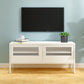 Modern Style Metal TV Stand Enclosed Storage TV Console,46.46"L x 15.74"W x 23.62"H Clearhalo 'furn' 'furn_tv_stands_entertainment_centers' 'Furniture' 'Living Room Furniture' 'TV Stands & Entertainment Centers' 'TV Stands & Media Storage Furniture' 'tv_stands_entertainment_centers' 1200x1200_ccee783b-24e0-4434-b9fb-873964f1d9a4