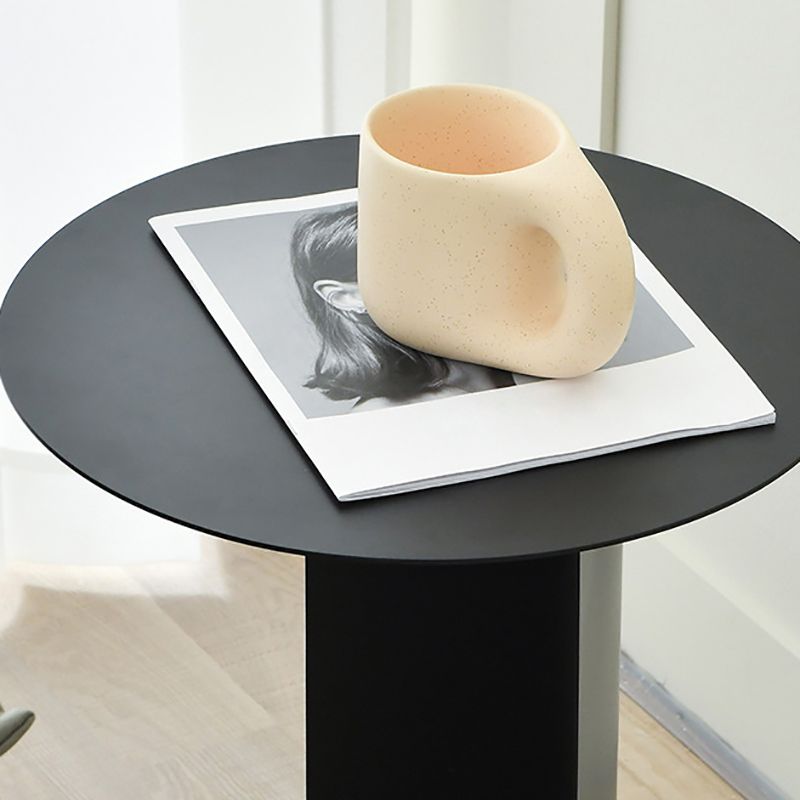 ミッドセンチュリーモダンラウンドサイド表19.68インチ台座エンドテーブル