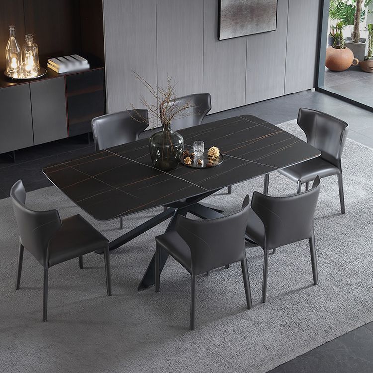 Saddle Leather Designer Style Home Side Chair Matte Finish Wingback Dining Chair Clearhalo ' kitchen&dining_furn' 'Dining Chairs' 'Dining Tables & Seating' 'dining_chair' 'furn' 'furn_dining_chair' 'Furniture' 'furniture_dining_chair' 'Kitchen & Dining Furniture' 'kitchen' 1200x1200_ccf08cc9-d85a-48e2-b2c7-d73b76ccc9bf