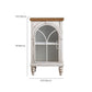 Glass Doors Display Stand Solid Wood Traditional Curio Cabinet