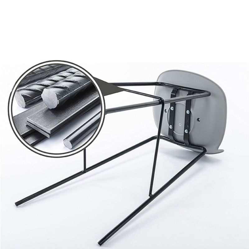 Contemporary Metal Frame Bar Stool Low Back PU Leather Bar Stool for Living Room Clearhalo 'Bar Furniture' 'Bar Stools' 'bar_stools' 'furn' 'furn_bar_stools' 'Furniture' 'Kitchen & Dining Furniture' 1200x1200_ccf0c508-5bb4-4f0b-9ce2-7ee3e1856cbe