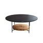 15.7 " H 4-Leg Metal Base Solid Color Round Slate Coffee Table For Living Room Clearhalo 'Coffee & Accent Tables' 'Coffee Tables' 'coffee_tables' 'furn' 'furn_coffee_tables' 'Furniture' 'furniture_coffee_tables' 'Living Room Furniture' 1200x1200_ccf14bf4-97d9-4b8b-97e3-a2758f5d5566