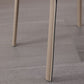 Modern Style Armless Dining Chairs Faux Leather Low Back Dining Side Chair