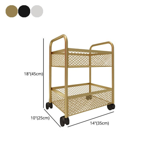 Glam Style Standard Bookcase Metal Vertical Bookshelf with Wheels Clearhalo 'Bookcases' 'furn' 'furn_bookcases' 'Furniture' 'furniture_bookcases' 'Office Furniture' 1200x1200_ccf33203-e5fc-40cb-8b5f-c4b1d481adff