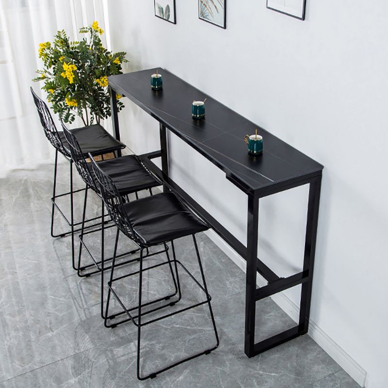Modern Stone Bar Table Set 1/4/7 Pieces Counter Counter Set for Dining Room Clearhalo 'Bar Furniture' 'furn' 'furn_home_bar_bar_sets' 'Furniture' 'Home Bars & Bar Sets' 'home_bar_bar_sets' 'Kitchen & Dining Furniture' 1200x1200_ccf77169-51b9-4659-9b00-038c4376894f