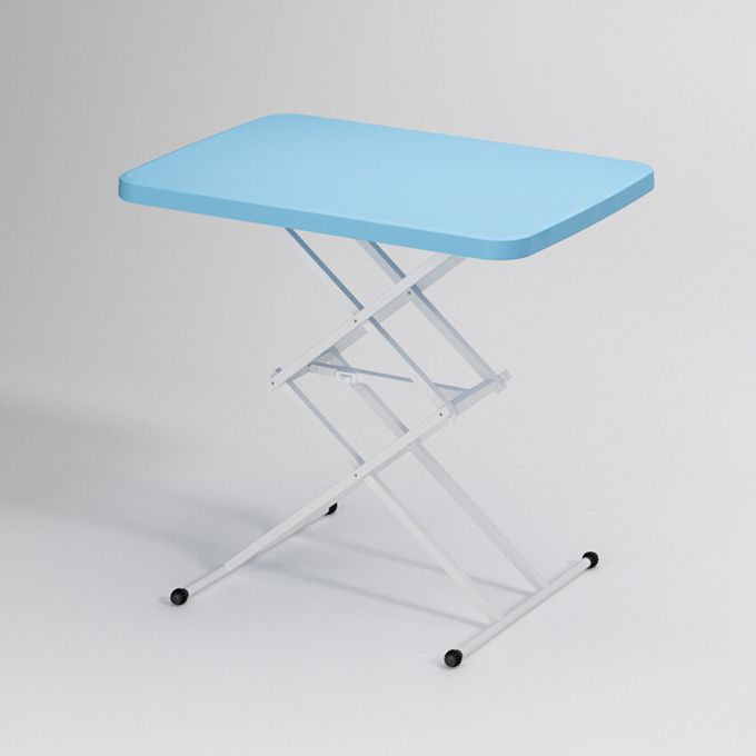 Escritorio de oficina contemporáneo escritorio de escritura rectangular con piernas blancas