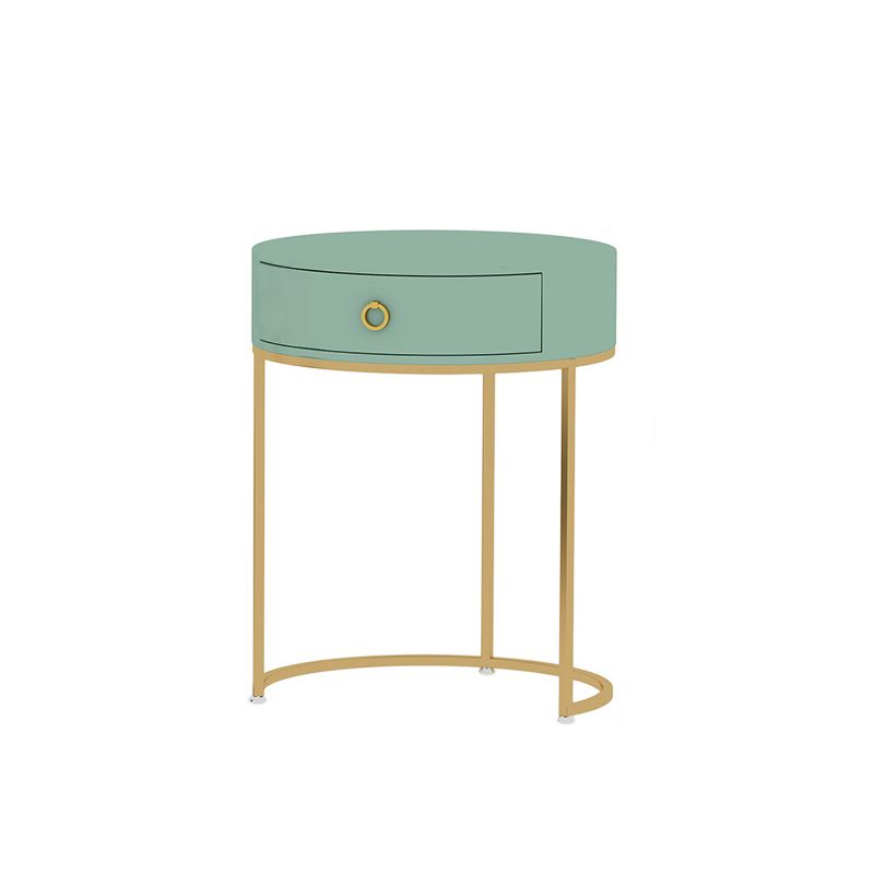 Tavolo da toeletta da toeletta per trucco bianco/verde con cassetto 19,68 "W x 29.52" H