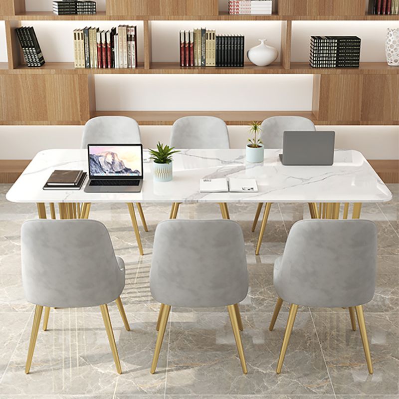 29.25" H Classic Glam Writing Desk Curved Stone Top Office Desk Clearhalo 'furn' 'furn_office_desk' 'Furniture' 'Office Desks' 'Office Furniture' 'office_desk' 1200x1200_ccf958e1-acf4-417d-9ee1-c05991e7a3da