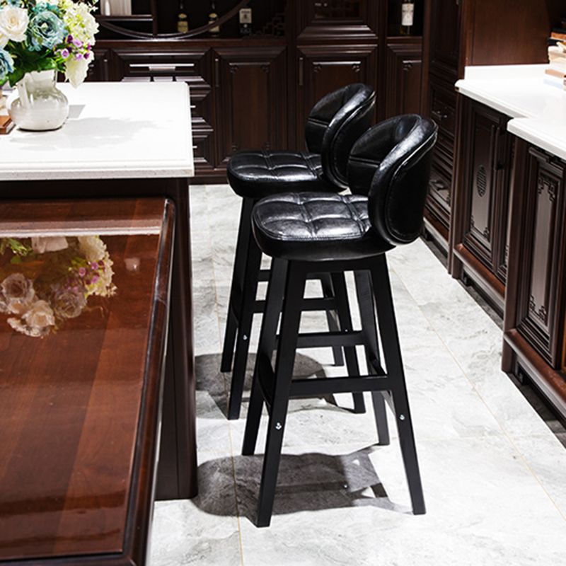 Scandinavian Style Wooden Legs Bar Stool Kitchen Bar Counter Stool 1Pcs Clearhalo 'Bar Furniture' 'Bar Stools' 'bar_stools' 'furn' 'furn_bar_stools' 'furniture_bar_stools' 'Kitchen & Dining Furniture' 'kitchen&dining_furn' 'kitchen' 'kitchen_furn' Furniture' 1200x1200_ccf96938-9eab-4b59-a7e1-e2a5047e1d33