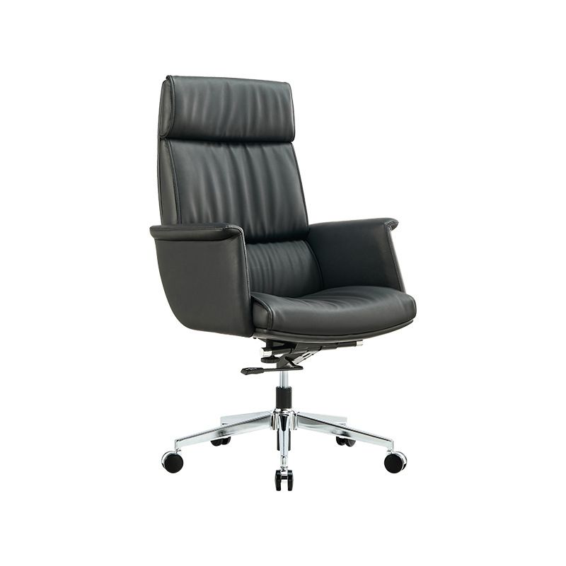 Chaise de direction contemporaine à dossier haut, chaise de bureau exécutif