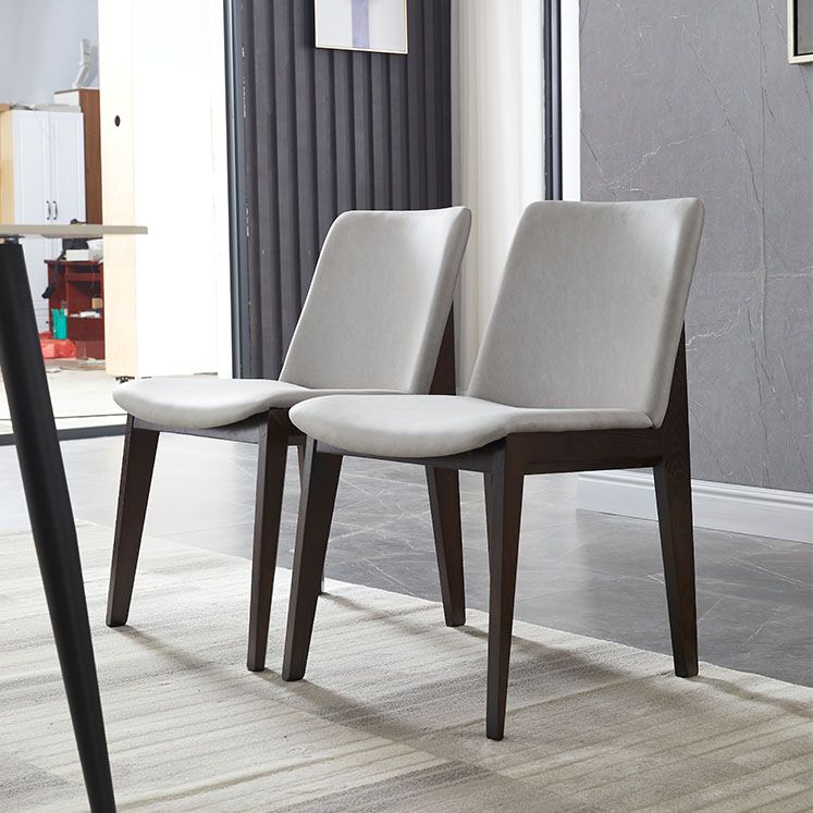 Contemporary Style Wooden Dining Chairs Dining Armless Side Chairs for Kitchen Clearhalo ' kitchen&dining_furn' 'Dining Chairs' 'Dining Tables & Seating' 'dining_chair' 'furn' 'furn_dining_chair' 'Furniture' 'furniture_dining_chair' 'Kitchen & Dining Furniture' 'kitchen' 1200x1200_ccfcc886-3d7a-4b1c-b85d-60ae9f6d31f6