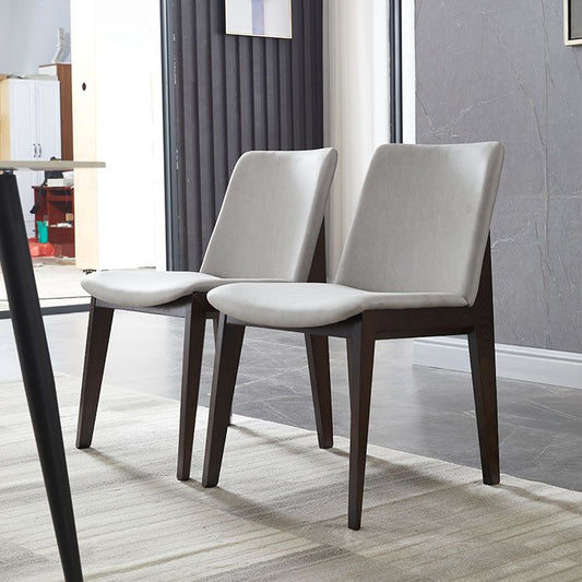 Contemporary Style Wooden Dining Chairs Dining Armless Side Chairs for Kitchen Clearhalo ' kitchen&dining_furn' 'Dining Chairs' 'Dining Tables & Seating' 'dining_chair' 'furn' 'furn_dining_chair' 'Furniture' 'furniture_dining_chair' 'Kitchen & Dining Furniture' 'kitchen' 1200x1200_ccfcc886-3d7a-4b1c-b85d-60ae9f6d31f6