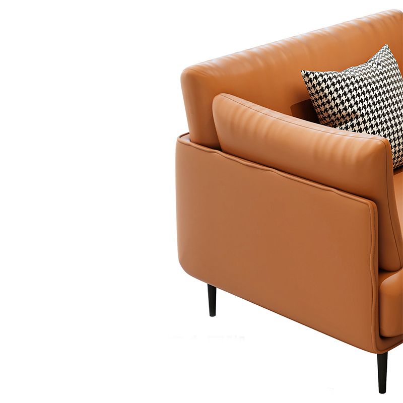 39.37 "L x 33,46" W x 33,46 "H Coussin contemporain Back Pillow Top Arms Chaise