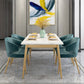 Glam Stone Rectangle Dining Table Metal Legs for Dining Room Clearhalo 'Dining Tables & Seating' 'Dining Tables' 'dining_table' 'furn' 'furn_dining_table' 'Furniture' 'Kitchen & Dining Furniture' 1200x1200_ccfe12b2-c315-4d45-8991-5a25afc2b1de