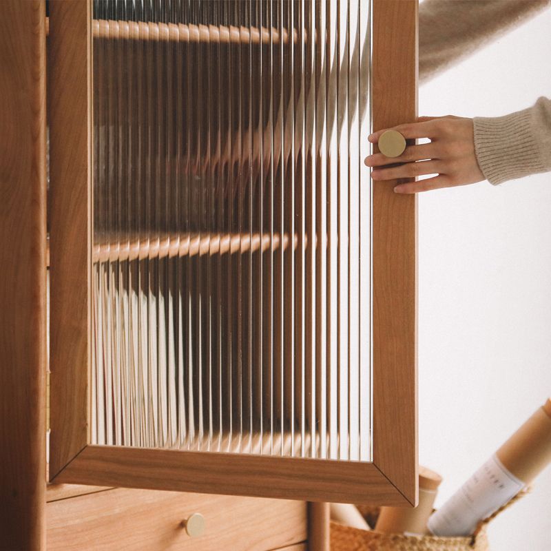 Armoire du buffet cerise contemporain avec tiroirs pour la cuisine