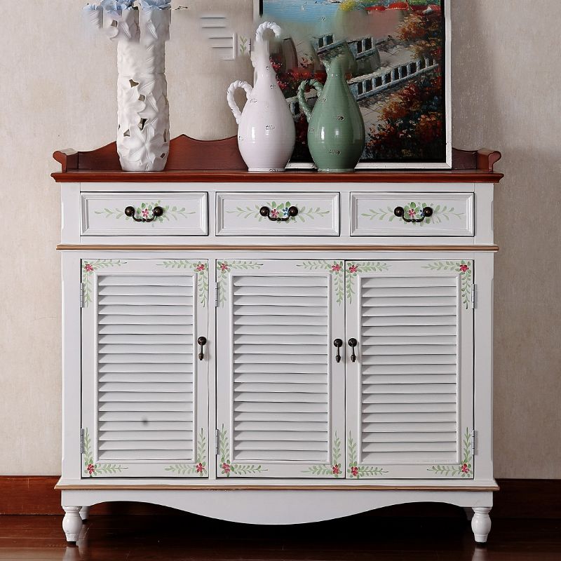 Industrial Rectangle Accent Cabinet with 6 Shelves Distressed Wood Cabinet Clearhalo 'Cabinets & Chests' 'cabinets_chests' 'furn' 'furn_cabinets_chests' 'Furniture' 'Living Room Furniture' 1200x1200_cd00283c-71ee-42d0-85f8-495f25999f5d