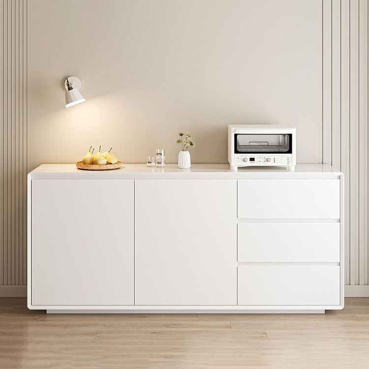 Tavolo da sideboard contemporaneo a buffet in legno con cassetti e armadi