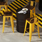 Yellow Iron Table Set 1/3/4 Pieces Industrial Bar Stool and Table Set