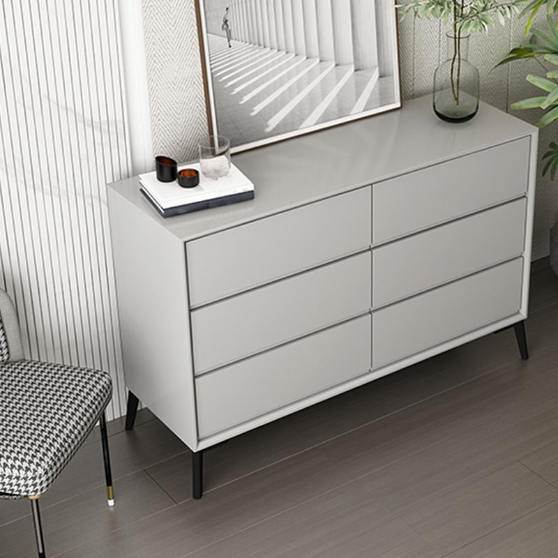 15,74 "cassa di accento contemporaneo largo 4/8 cassetti chiusi morbidi