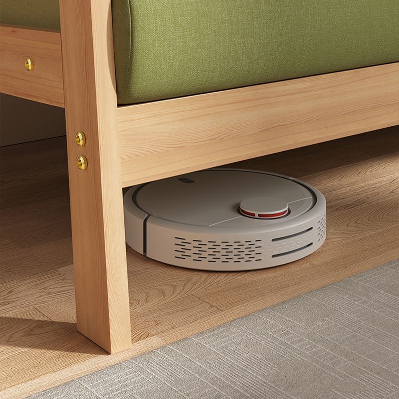 Fabric Square Arm Slipcovered 2/3 Seat Sofa Solid Color Sofa for Apartment Clearhalo 'Furniture' 'furniture_sofas' 'kitchen' 'kitchen_sofas' 'Living Room Furniture' 'Sofa' 'sofas' 1200x1200_cd0a4868-5e5d-44c0-a19f-a7491eb4839c