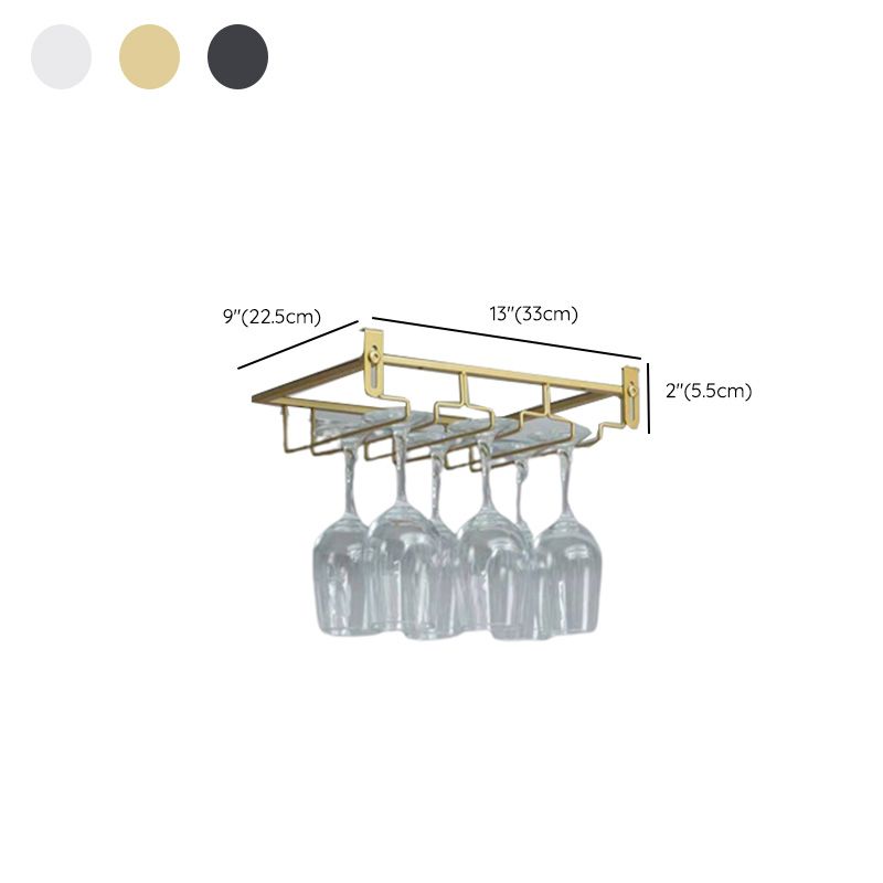 Porte-étoue à porte à vin suspendu contemporain pour cuisine