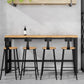 Solid Wood Pub Dining Set 1/2/5/9 Pieces Rectangle Indoor Glam Counter Height Set Clearhalo 'Bar Furniture' 'furn' 'furn_home_bar_bar_sets' 'Furniture' 'Home Bars & Bar Sets' 'home_bar_bar_sets' 'Kitchen & Dining Furniture' 1200x1200_cd0b8bcb-1a4e-42fb-9f03-a9b7eefa0688