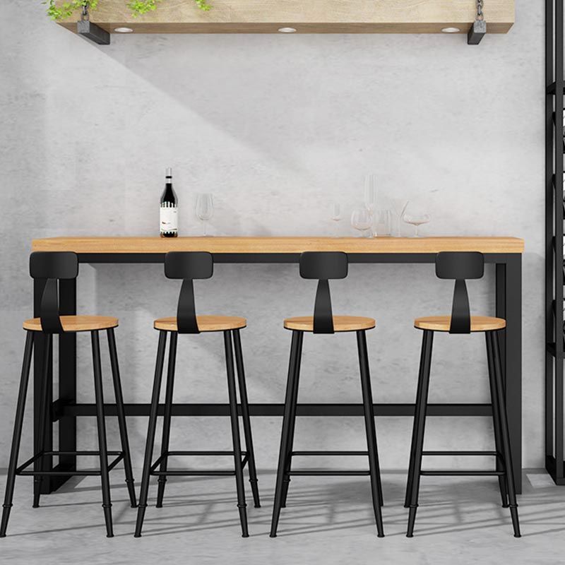 Solid Wood Pub Dining Set 1/2/5/9 Pieces Rectangle Indoor Glam Counter Height Set Clearhalo 'Bar Furniture' 'furn' 'furn_home_bar_bar_sets' 'Furniture' 'Home Bars & Bar Sets' 'home_bar_bar_sets' 'Kitchen & Dining Furniture' 1200x1200_cd0b8bcb-1a4e-42fb-9f03-a9b7eefa0688
