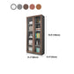 Hedendaagse ingenieur Wood Bookshelf Gesloten Back Case met deur voor thuiskantoor