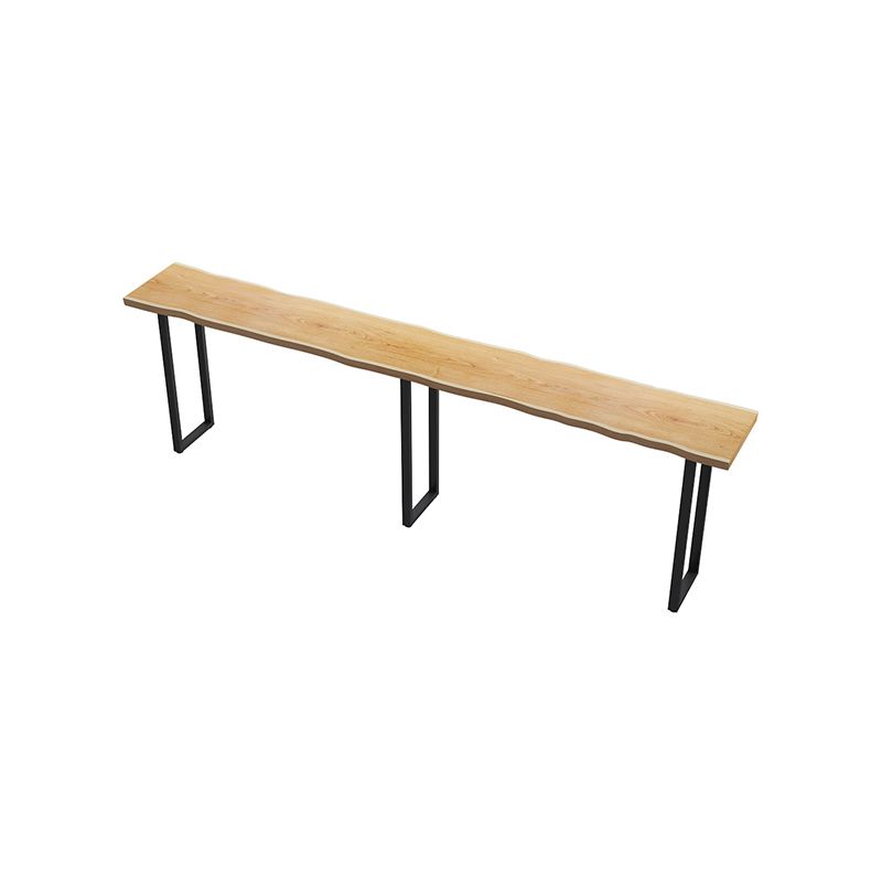 Sled Natural Wood Bistro Accent Dining Table Modern Rectangle Pub Height Dining Table Clearhalo 'Bar Furniture' 'Bar Tables' 'bar_tables' 'furn' 'furn_bar_tables' 'Furniture' 'furniture_bar_tables' 'Kitchen & Dining Furniture' 'kitchen&dining_furn' 'kitchen' 1200x1200_cd0dce18-78f0-4dfd-a525-bba123d8570e