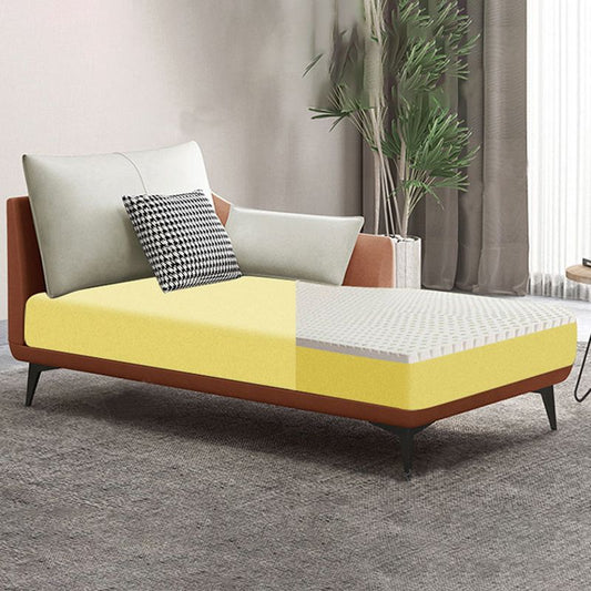 Modern Recessed Arms Chaise One Armed Faux Leather Accent Chair Clearhalo 'Chairs & Seating' 'Chaise Lounge' 'chaise_lounge' 'furn' 'furn_chaise_lounge' 'Furniture' 'Living Room Furniture' 1200x1200_cd0eefc7-63ff-40a9-8841-ea585c66375b