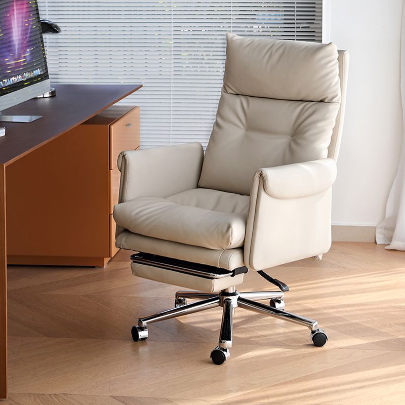 Faux Leder Executive Chair Polstered High Back Office Stuhl gepolstert