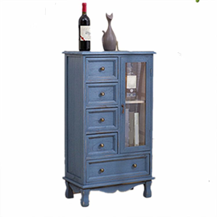 12" D Traditional Wooden Combo Dresser Bedroom Storage Chest Dresser with Drawers and Door Clearhalo 'Bedroom Furniture' 'Dressers & Chests' 'dressers_chests' 'furn' 'furn_dressers_chests' 'Furniture' 1200x1200_cd19006c-26f0-4c0e-a874-483bdbd37d88