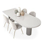 Modern Style Home Solid Wood Dining Table Freeform Shape Table with 3 Legs Base Clearhalo ' dining_table' 'Dining Tables & Seating' 'Dining Tables' 'furn' 'furn_dining_table' 'Furniture' 'furniture_dining_table' 'Kitchen & Dining Furniture' 'kitchen&dining_furn' 'kitchen' 'kitchen_dining_table' 1200x1200_cd1a0743-006c-4567-8f88-a9049b2d2650