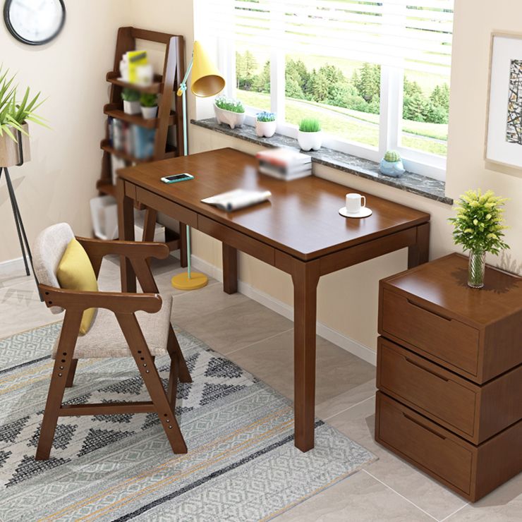 Open Back Dining Chair Upholstered Arm Single Dining Chair with Wood Legs Clearhalo ' kitchen&dining_furn' 'Dining Chairs' 'Dining Tables & Seating' 'dining_chair' 'furn' 'furn_dining_chair' 'Furniture' 'furniture_dining_chair' 'Kitchen & Dining Furniture' 'kitchen' 1200x1200_cd1a3b09-e171-4c92-a251-3b4589a4f5e0