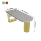 Modern Style Dining Table Solid Wood Double Pedestal Dining Table for kitchen Clearhalo ' dining_table' 'Dining Tables & Seating' 'Dining Tables' 'furn' 'furn_dining_table' 'Furniture' 'furniture_dining_table' 'Kitchen & Dining Furniture' 'kitchen&dining_furn' 'kitchen' 'kitchen_dining_table' 1200x1200_cd1c27e9-e9c7-4ada-ae4c-6f4f52669cf8