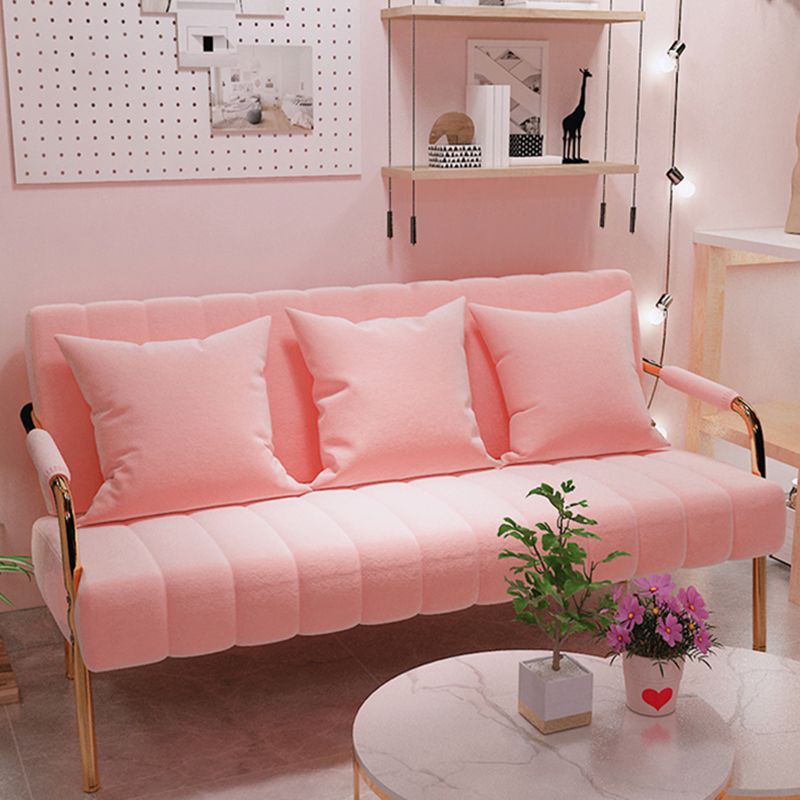 Sofa with 3 Pillows 3 Seater Hair Pin Legs Seating with Metal for Bonus Room Clearhalo 'Furniture' 'furniture_sofas' 'kitchen' 'kitchen_sofas' 'Living Room Furniture' 'Sofa' 'sofas' 1200x1200_cd202047-cbda-4dda-b6c7-cc7a053270ed