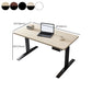 Modern Wooden Office Desk Rectangle Writing Desk with T-Shape Base for Home