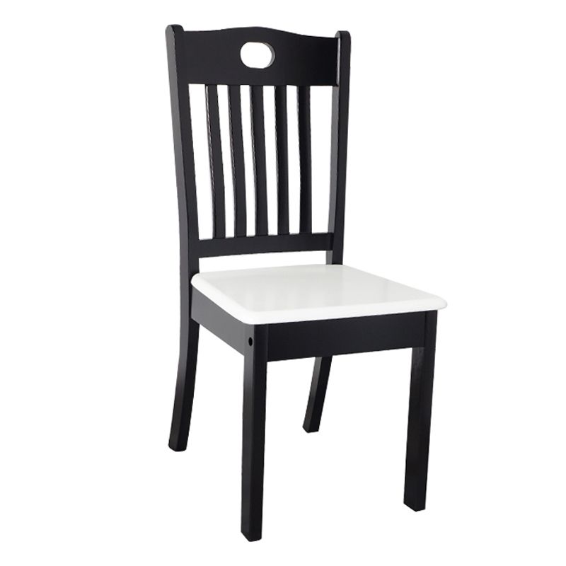 Home Armless Dining Chairs Slat Back Side Chair with Wood Legs (Set of 2) Clearhalo ' kitchen&dining_furn' 'Dining Chairs' 'Dining Tables & Seating' 'dining_chair' 'furn' 'furn_dining_chair' 'Furniture' 'furniture_dining_chair' 'Kitchen & Dining Furniture' 'kitchen' 1200x1200_cd2370a4-1ef1-470b-948d-9214a4b83e41