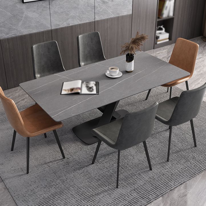 Designer Style 1/4/5/6/7 Pieces Dinette Set Rectangle Dining Table Set Clearhalo 'Dining Room Sets' 'Dining Tables & Seating' 'dining_room_set' 'furn' 'furn_dining_room_set' 'Furniture' 'furniture_dining_room_set' 'Kitchen & Dining Furniture' 'kitchen&dining_furn' 'kitchen' 1200x1200_cd25c4c3-9e01-4f2d-81f5-de565ebab6c7