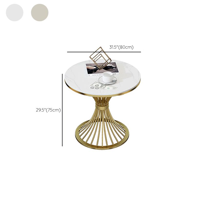 Set da pranzo in pietra sinterizzato in stile moderno round 1/2/3/4/5 pezzi set da pranzo per uso domestico