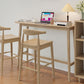 Modern Trestle Base Bar Table Set 1/2/3 Pcs Solid Wood Bar Table and Stools Clearhalo 'Bar Furniture' 'furn' 'furn_home_bar_bar_sets' 'Furniture' 'Home Bars & Bar Sets' 'home_bar_bar_sets' 'Kitchen & Dining Furniture' 1200x1200_cd29b3ff-cd1c-4c7e-8710-64d8f64062c5