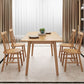 Contemporary 1/2/5/7 Pieces Furniture Rectangle Solid Wood Dining Table Set in Natural Clearhalo 'Dining Room Sets' 'Dining Tables & Seating' 'dining_room_set' 'furn' 'furn_dining_room_set' 'Furniture' 'Kitchen & Dining Furniture' 1200x1200_cd2d5581-7adf-4600-8bb8-1f4f6afd9ba5