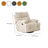 Modern Manual-Handle Recliner Swivel Rocker Standard Recliner with Footrest Clearhalo 'Chairs & Seating' 'furn' 'furn_recliners' 'Furniture' 'Living Room Furniture' 'Recliners' 1200x1200_cd2e45d4-7d6e-4507-90f8-e0aff1e744f0