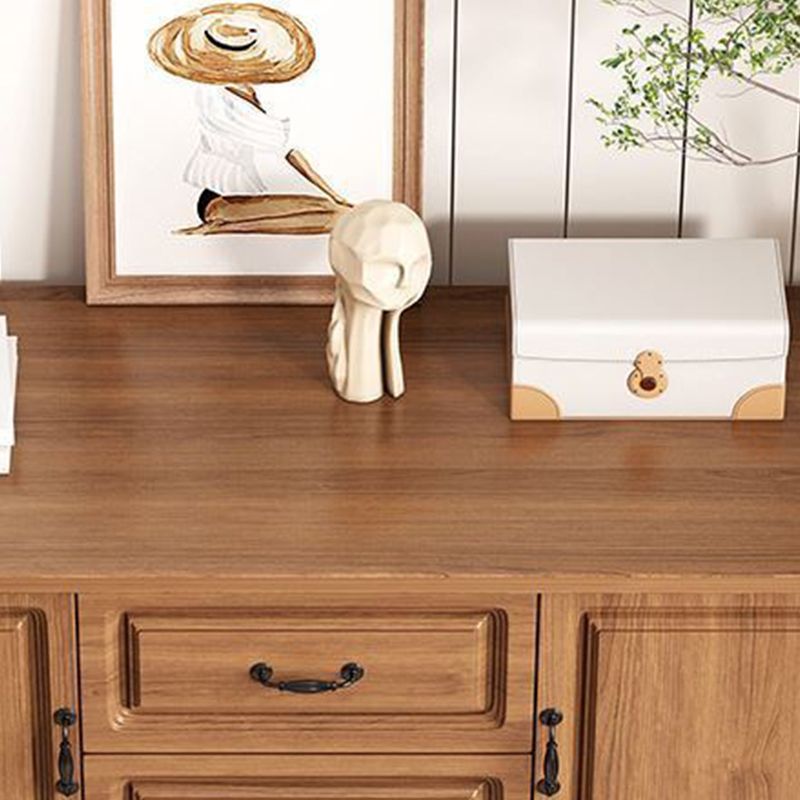 American Traditional Combo Kommode Holzspeicher Brust mit Schubladen für Schlafzimmer