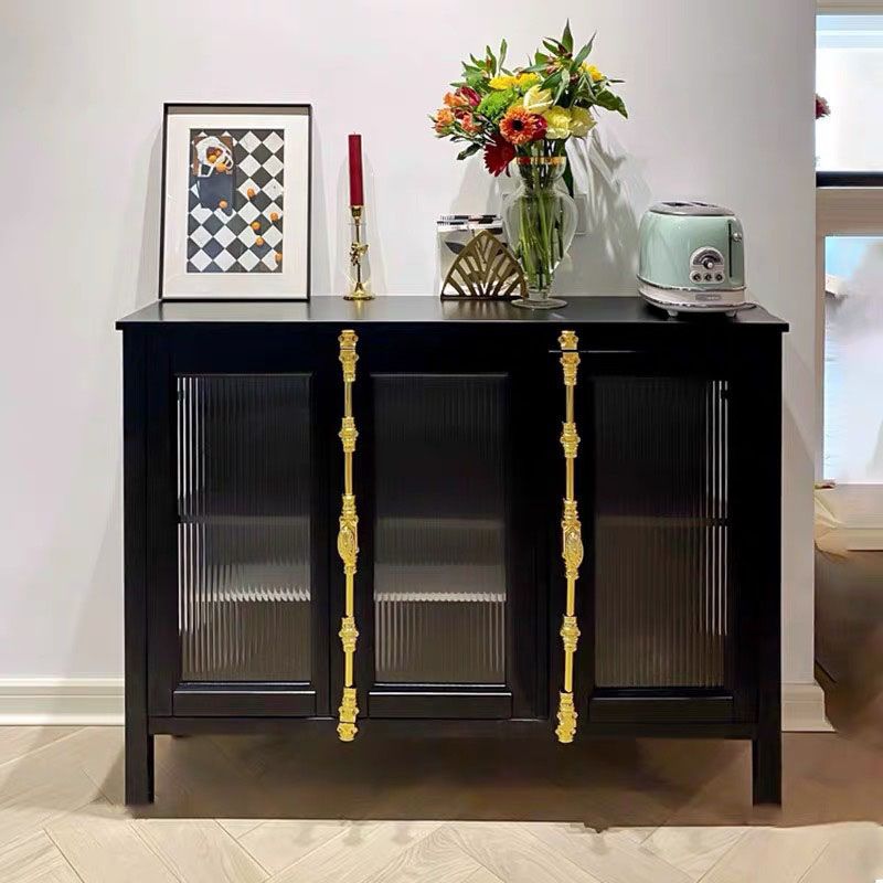 Porte di vetro moderne Curio Curio Armadio in metallo con porte per soggiorno